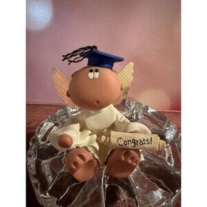 Vintage 2001‎ "Angel Cheeks" Congrats Graduate small figurine